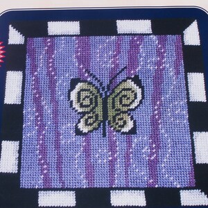 DMC Needlepoint Canvas Collection Design Article NC011 Butterfly. image 2