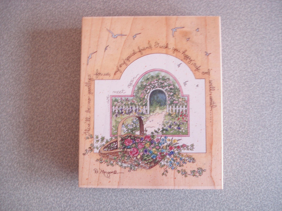 STAMPS HAPPEN INC Until We Meet Again Stamp 4 1/2 by 5 Etsy México