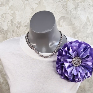 Small Lilac Stripe Corsage