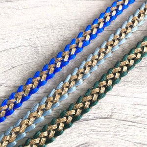 Ribete indio de 1 yarda, envoltura de regalo de decoración navideña, ribete de tela trenzada de diario basura boho, encaje indio, ribete de envoltura de muñeca de yoga, borde sari