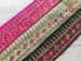 Sari Fabric Trim-Multi Colour Embroidered Saree Border trim for Dupattas, Quilt Silk Rib bon-Indian Fabric-Table Runner-Lehengas-Skirts 