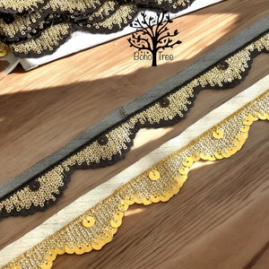 Embroidered Indian Trim By The Yard Indian Fabric Trim Sari Border Craft Ribbon Sari Fabric Trimming Sewing Tape, Costume trim Silk Ribbons