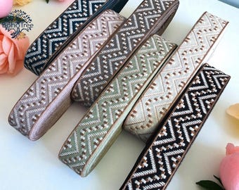 Obramowanie sari, indyjska koronka, cięcie na wymiar, haftowane wykończenie, wykończenie z tkaniny sari, wykończenie z tkaniny art quilt, jedwabna wstążka do sari