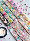 Embroidered Floral Net Fabric Trim, Sari Border, Boho Wedding Dress Lace product logo
