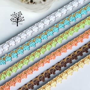 Adorno de cuentas de pompón, encaje indio, borde saree, adorno de arco iris con cuentas a mano, adorno de edredón de arte, decoración navideña multicolor