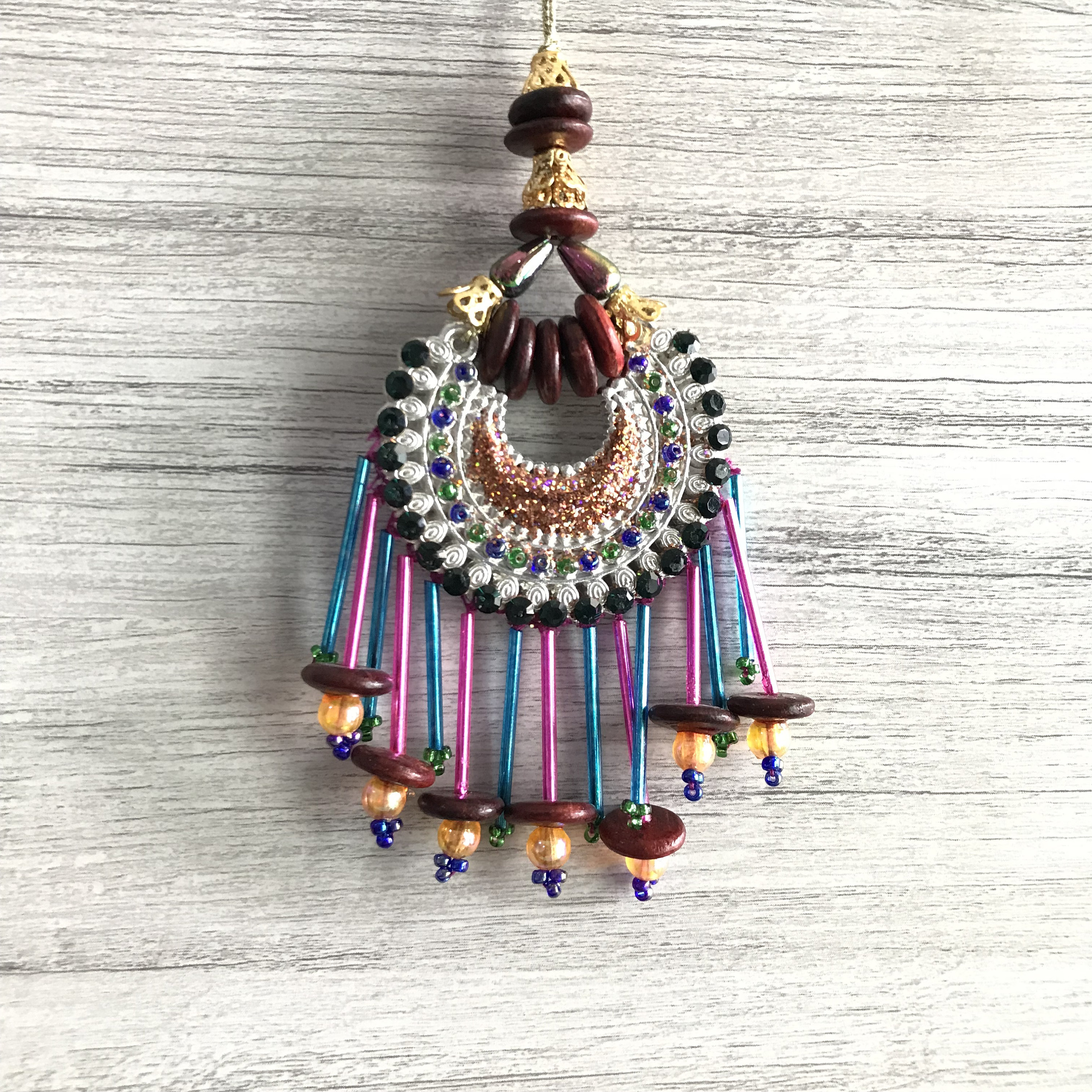 8 Pieces Viscose Thread Tassels Jewelry Decorative Handmade DIY Crafting  Tassels Christmas Home Decor Charms Gypsy Boho Latkan Keychains