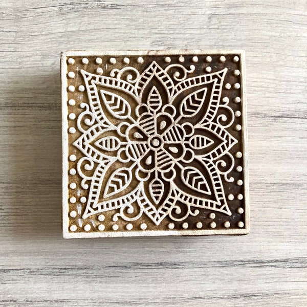 Indian Wooden Stamps Etsy