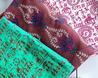 Hand Block Printed Silk Cotton Fabric-indian Traditional Designs-handmade Cotton  Fabric-quilt Fabric Light Dress Material - Etsy