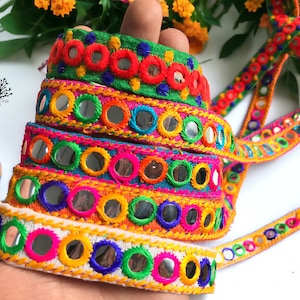 Smalle stoffen lintrand: veelzijdig gebruik voor yoga-armbanden, polsomslagen, versiering van nepspiegels en meerkleurig borduurwerk