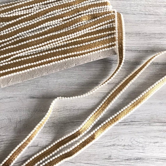 Yds 9 perles dorées Saree bordure dentelle pour coiffure, décoration, Dupatta, Lehenga vacances décoration, coiffure, garniture indien, indien dentelle, tissu de Sari courtepointes c84ae7 Yds 9 perles dorées Saree bordure dentelle pour coiffure, décoration, Dupatta, Lehenga vacances décoration, coiffure, garniture indien, indien dentelle, tissu de Sari courtepointes c84ae7