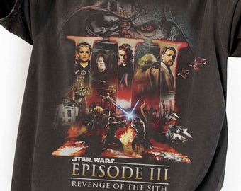 Star Wars Episode III Vintage Tee, Retro Star Wars Anakin Skywalker Tee, Star Wars Poster Tee, Disneyland Star Wars May the 4th Gift