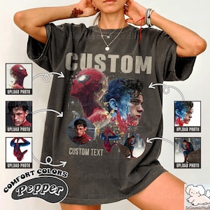 Spider Cat Shirt, Boys Spiderman T-Shirt, Kids Superhero Tee,World Spiderverse Sweatshirt,land Spiderman Fandom Crewneck image 1