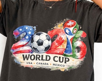 2026 Soccer Cup Shirt, Soccer World Tournament T-shirt, International Game Day Tees, Usa Canada Mexico Football Sweatshirt, Sport Fan Gift