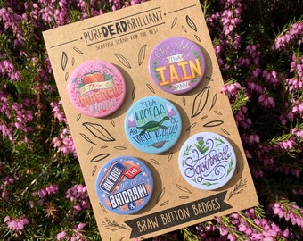 Scots Gaelic Duolingo Button Badges