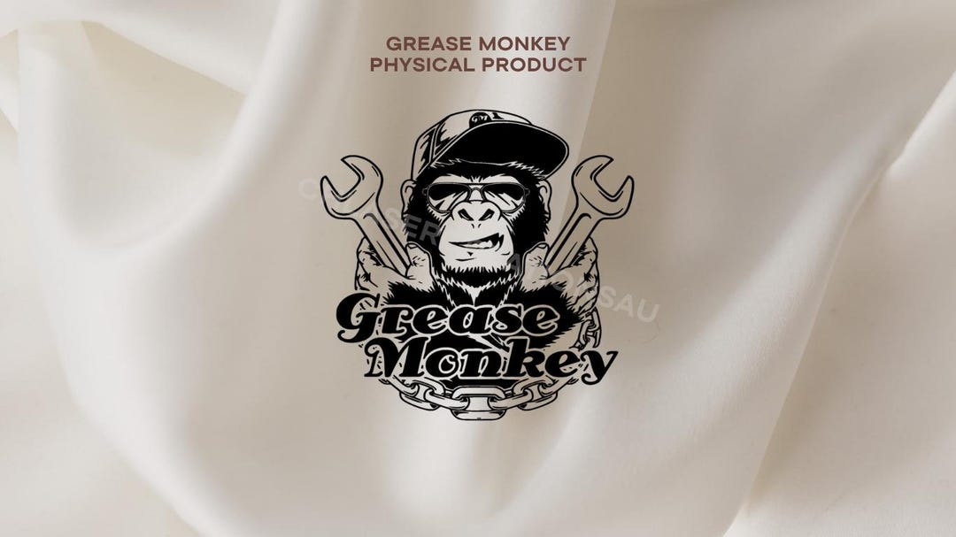 Grease Monkey SVG, PNG, DXF, Ai File (digital Download) | Instant ...