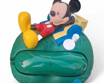 Telefono fisso vintage Disney, grazioso, verde