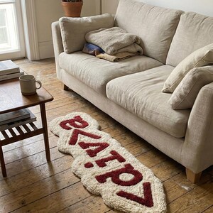 Custom hand-tufted wool rug with CSS code-style design, ideal for tech lovers seeking personalized, geeky home décor. Soft and durable, this modern floor mat works perfectly in living rooms, bedrooms, or office spaces, offering both functional comfort underfoot and a visually striking statement piece for contemporary, tech-inspired interiors.