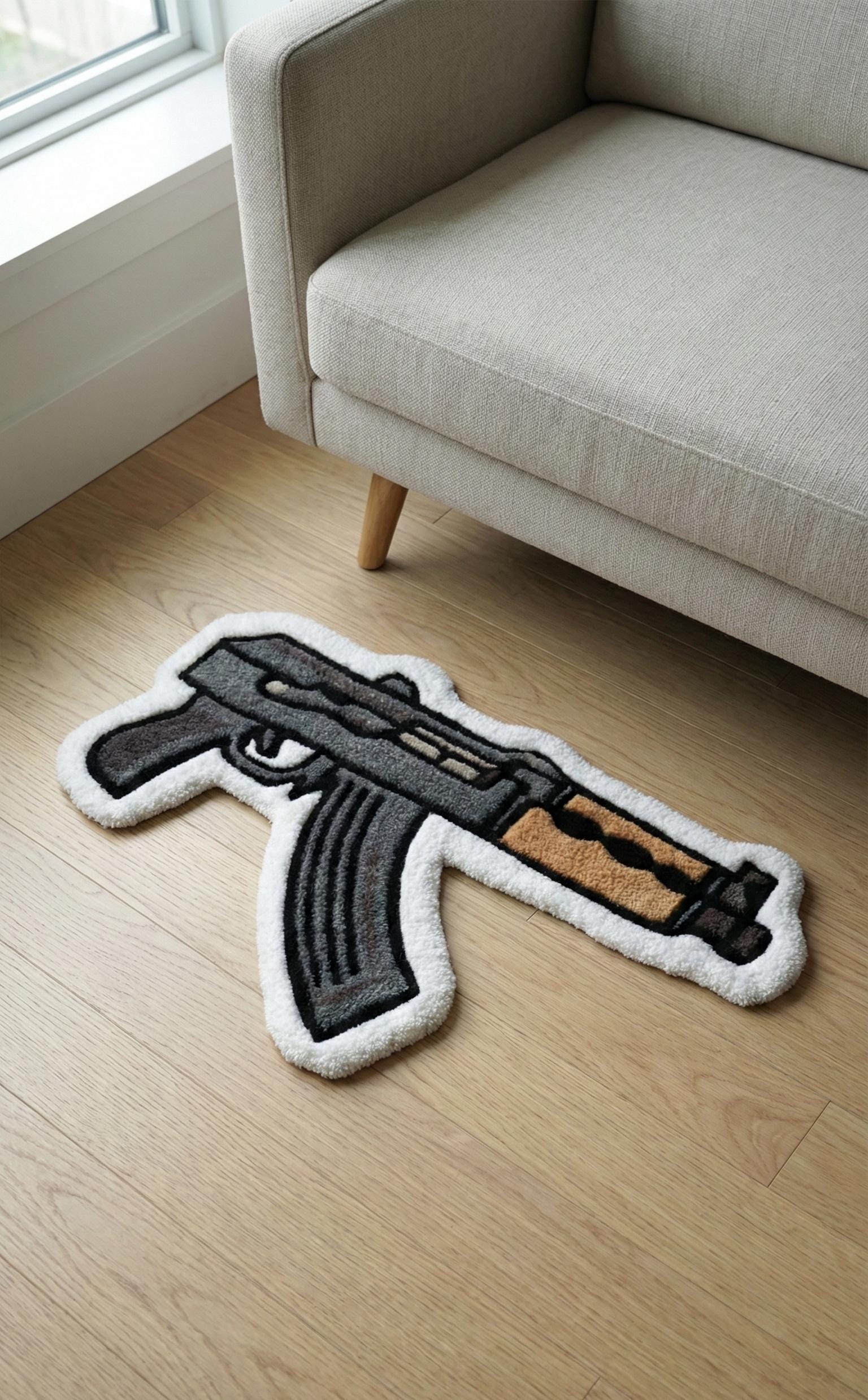 Hand-tufted “draco” Inspired Plush Floor Mat Ultra-soft Statement Rug ...