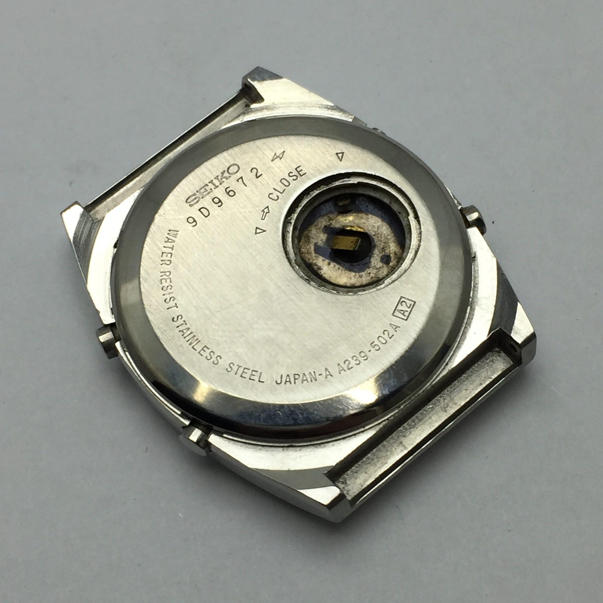 Seiko World Time A239-502A Digital Vintage Quartz Watch for Parts