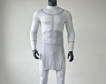 Invincible White Cosplay, Halloween Costume for Men