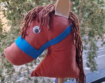Cheval à bascule - Cheval jouet avec bâton