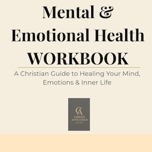 Christian Mental & Emotional Healing Journal | 12-Page Printable Workbook | Faith-Based Healing, Prayer, Declarations, Reflection | PDF