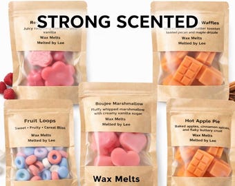 Soy Wax Melts, Strong Scented, Long Lasting Home Fragrance, Pick Your Scent
