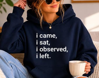 Introvert Quote - uniseks hoodie | Minimalistisch statement