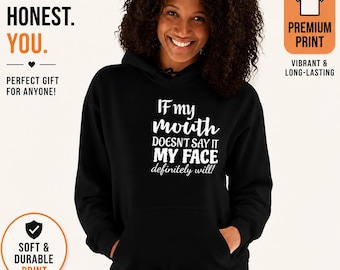 Sudadera con capucha y cita sarcástica, divertida camiseta unisex