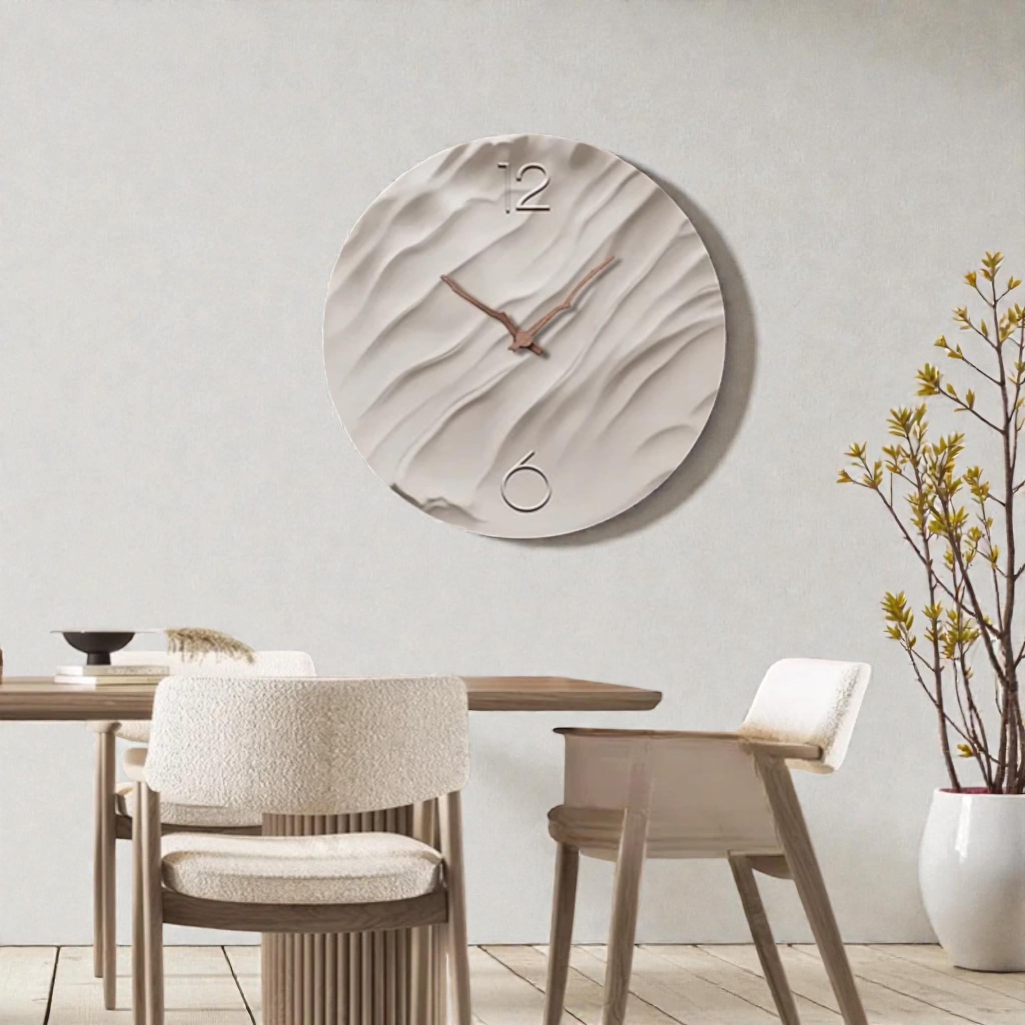 Modern Minimalist Wall Clock – Elegant Interior Art Decor - Etsy