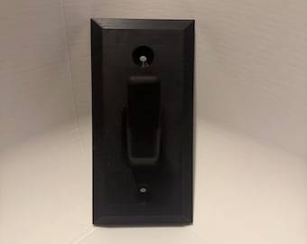 Minimalist Wandhaken | Kleider- & Handtuchhalter | Moderne Kleiderhaken | Wandhalterung für Badezimmer oder Eingangsbereich | 3D Gedruckter Haken