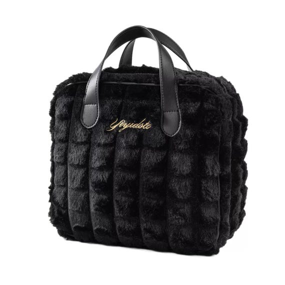New plush embroidered storage bag