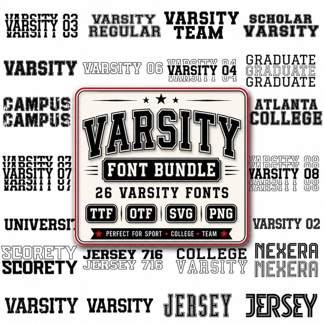 Varsity font,Font svg,Sports font,Distressed font,Baseball font,Jersey Font,College Font, 