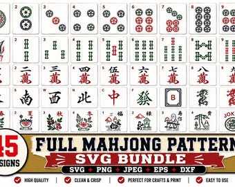 Mahjong Pattern Svg,Mahjong Svg,Mahjong Tiles,mahjong pattern,American Svg,Files For Cricut and Silhouette