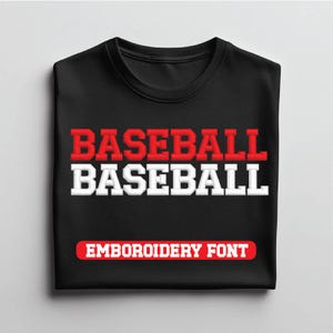 Carattere per ricamo da baseball, carattere per cuciture da baseball, carattere per ricamo universitario, carattere per ricamo a macchina, lettere per maglia sportiva in stile corsivo.
