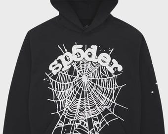 Sp5der OG Web Hoodie - Black - Etsy