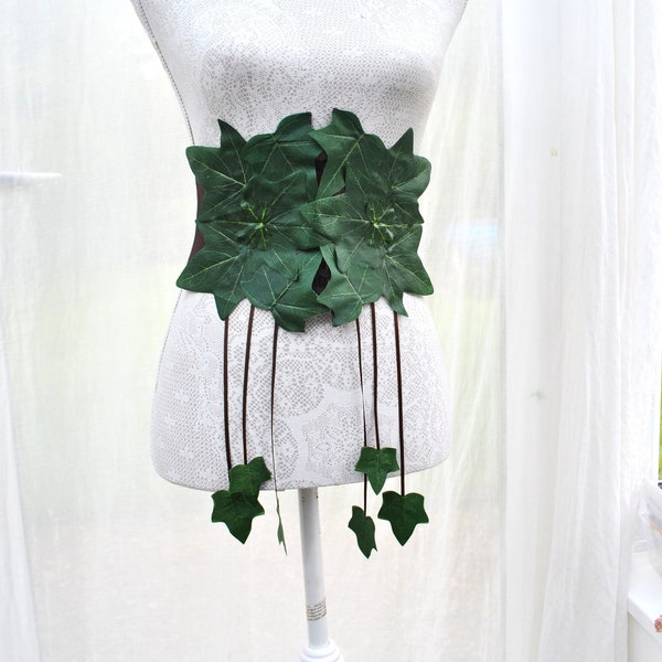 Lace up Ivy corset belt costume poison ivy woodland fairy mother nature bride bridesmaids bridal