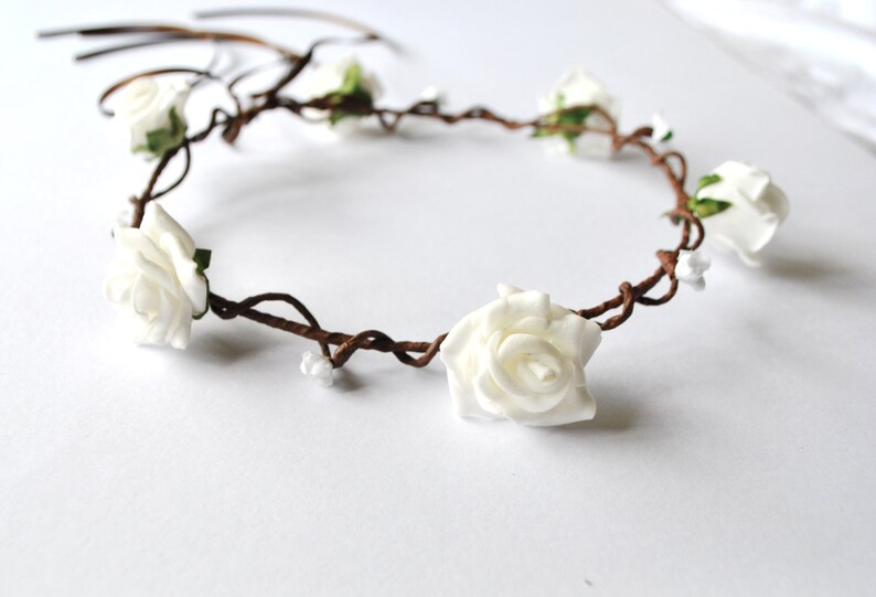 natural flower headbands
