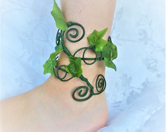 Murgrönsblads fotledsmanschett - Skogsmarksälva Giftmurgröna kostymtillbehör