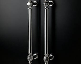 Silver Closet Pull – Cabinet Drawer Knobs, Dresser Chromed Handles