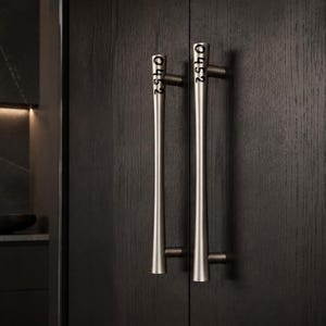 Nickel Cabinet Pull – Matte Drawer Knobs, Dresser Handles