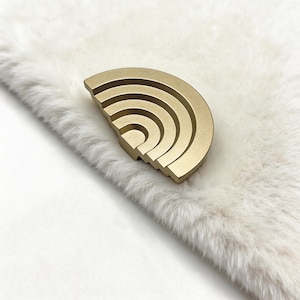 Pomello dorato per comodino, maniglia semicircolare per cassetto, armadio, credenza da cucina e ripostiglio.