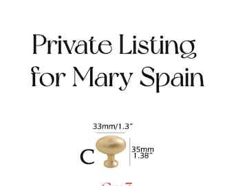 Prywatna oferta dla Mary Spain: 7 w stylu C