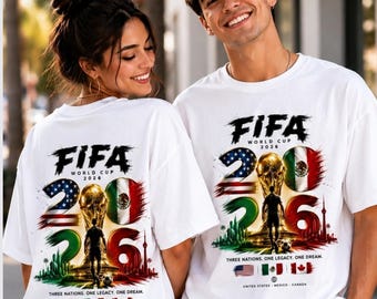 Copa Mundial de la FIFA 2026 PNG, Diseño de camiseta para aficionado al fútbol, Gráfico del trofeo de EE. UU., México y Canadá, Sublimación de fútbol, Descarga digital instantánea