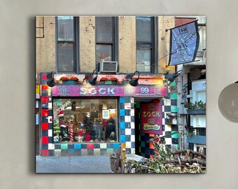 The Sock Man / Iconic St Marks street shop. Opened originally in 1983! / NYC storefront photography