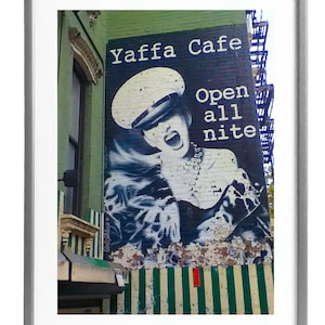 Yaffa Cafe Mural Print: St Marks Place, NYC - East Village Art