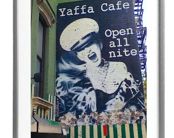 Yaffa Cafe Mural Print: St Marks Place, NYC - East Village Art