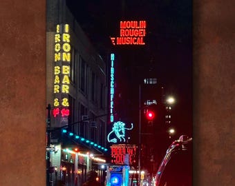 Moulin Rouge! The Musical Broadway Print, 10 Tony Awards Winner (Unframed)