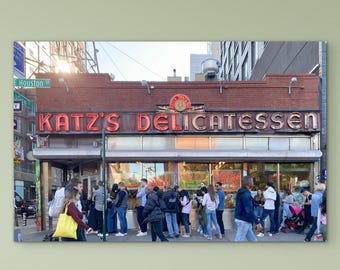 Katz's Deli Photography Print: Historic NYC Lower East Side Restaurant