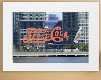 Pepsi Cola sign / Neon Signs of NYC / Long Island CIty / New York City Photograph